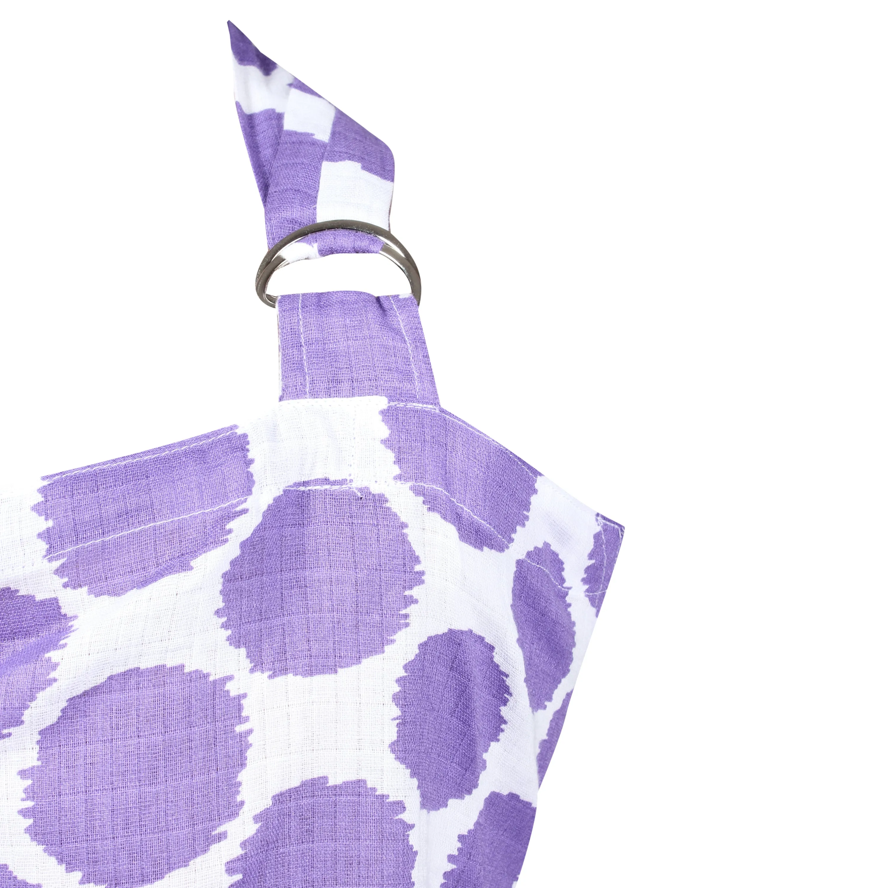 Bacati - Ikat Lilac Dots Muslin Privacy Nursing Cover