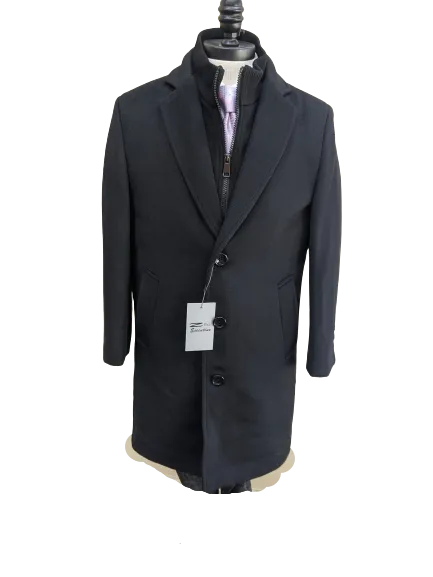 Zeke Boys' 3/4 Length Wool Coat
